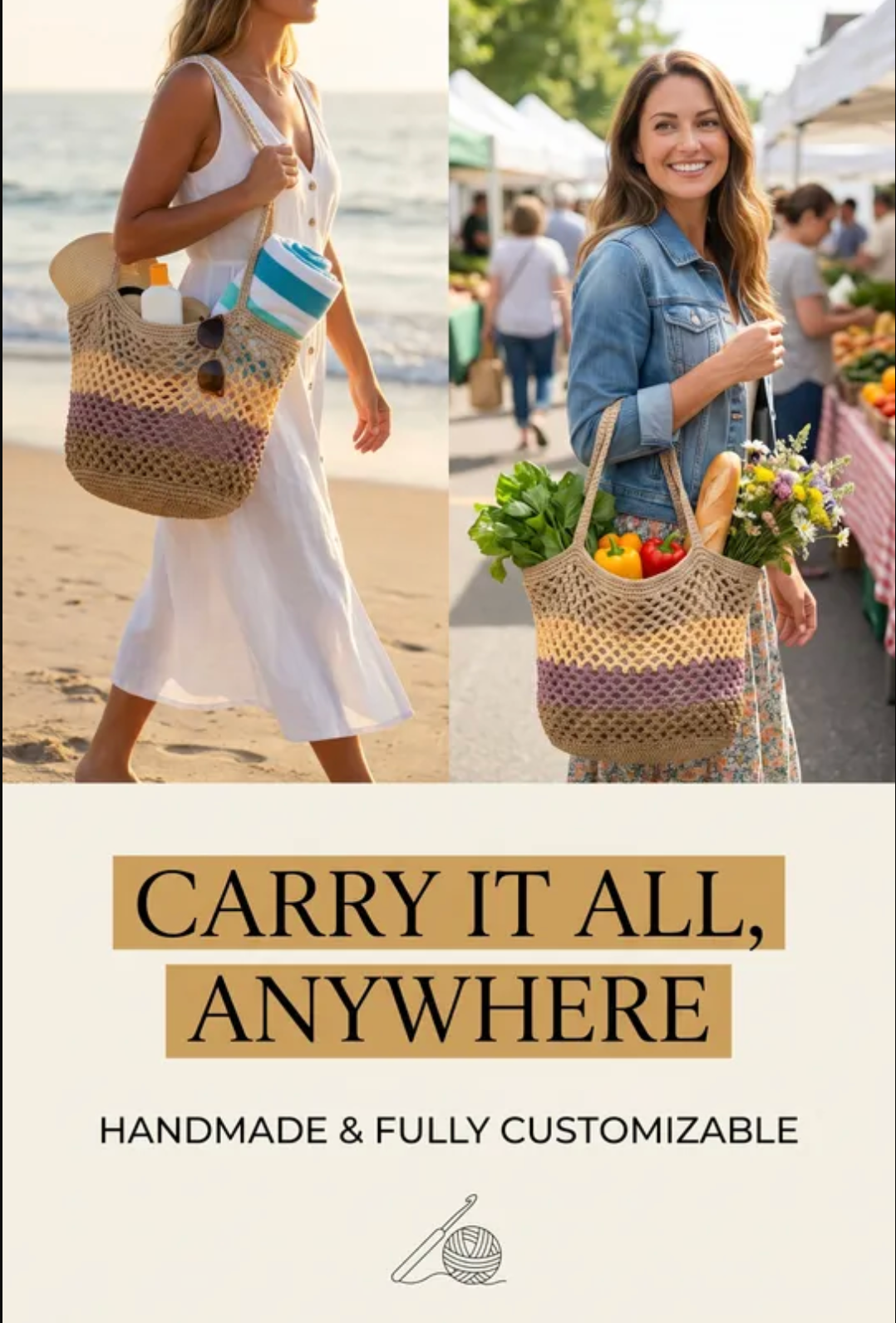 Beach to Market Bag